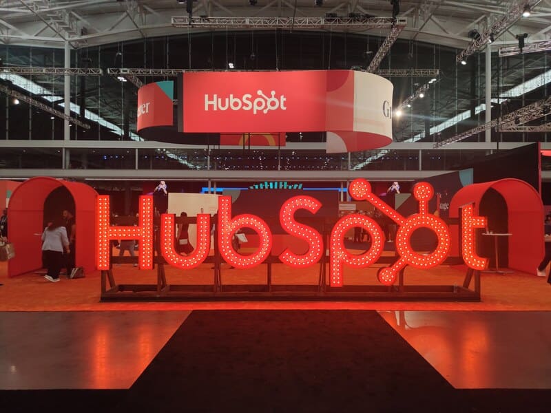 HubSpot logo life-size